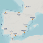 Spain & Portugal & France, Oh My — Anselm Travel Blog Regarding Road Map Of France Spain And Portugal