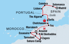 Spain, Portugal &amp; Moroccointrepid Tours With 254 Reviews inside Map Of Portugal Spain And Morocco