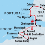 Spain, Portugal & Moroccointrepid Tours With 254 Reviews Pertaining To Map Of Spain Portugal And Morocco