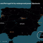 Spain Portugal Power Outage Map Shows Major Cities Hitblackout Pertaining To Map Of Power Outage In Spain And Portugal