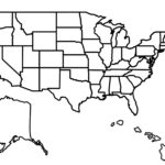 State Outlines: Blank Maps Of The 50 United States   Gis Geography Throughout Printable Blank Map Of United States