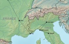 Stepmap - Romantic Europe From Paris To Rome France/Italy inside Map of Italy and France