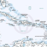 Stock Vector Map Of The Caribbean | One Stop Map In Free Printable Map Of Caribbean Islands