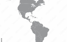 Stock-Vektorgrafik „North And South America Map“ | Adobe Stock with regard to America Map North and South