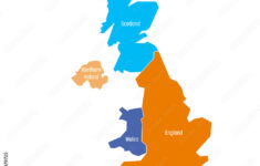 Stock-Vektorgrafik „United Kingdom, Uk, Of Great Britain And intended for Map of Great Britain and Northern Ireland