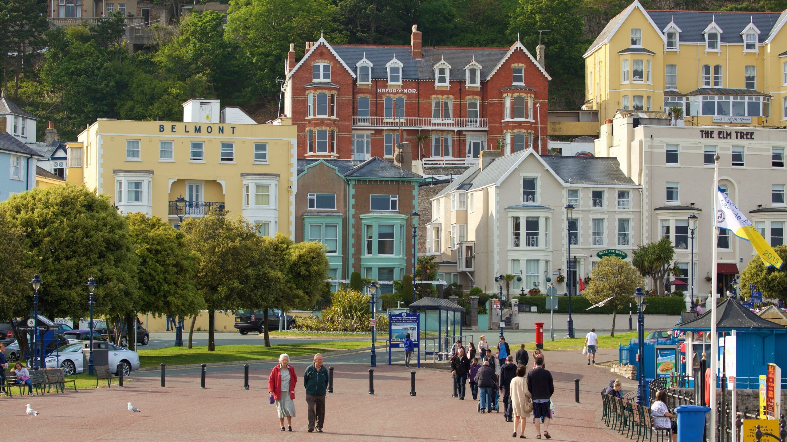 Strand An Der Nordküste Von Llandudno In Llandudno - Touren Und within Map of Seafront Hotels Llandudno