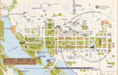 Street Map Of Central Washington D.c. Showing Parklands And All regarding Free Printable Map Of Washington Dc
