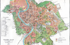 Street Map Of Rome Circa 1885 regarding Street Map Of Rome Italy