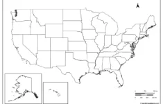 Stumme Karte Usa – Umrisskarte Der Usa [Pdf] with regard to Blank US Map with Capitals Printable