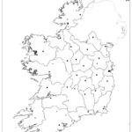 Stumme Karte Von Irland – Umrisskarte Von Irland [Pdf] Regarding Blank Map Of Wicklow County