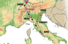 Swiss And Italian Spotlight End Venice 2025 - European Tours with Map Of Switzerland And Italy