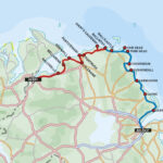 Take The Coastal Road On This Motorcycle Route Through Northern Inside Map Of Northern Ireland Coast