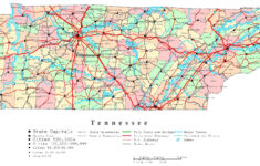 Tennessee Printable Map with Free Printable Map Of Tennessee State Parks