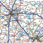 Tennessee Road Map   Ontheworldmap Pertaining To Free Printable Road Map Of Tennessee