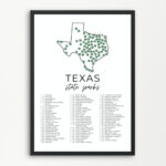 Texas State Park Map Printable | State Park Checklist | State With Printable Map Of Texas State Parks
