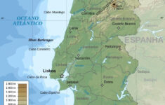The 1,214 Km Long Portugal-Spain Border, Also Referred To As 'The with regard to Map of Portugal and Spain Border