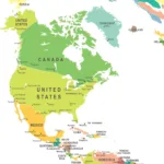 The 23 Capital Cities Of North America (Map Included)   The Facts Within Map Of North And South America With Capitals