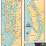 The Alaska Line. Map Of The Inside Passage Cruise To Alaska Pertaining To Printable Map Of Alaska Inside Passage