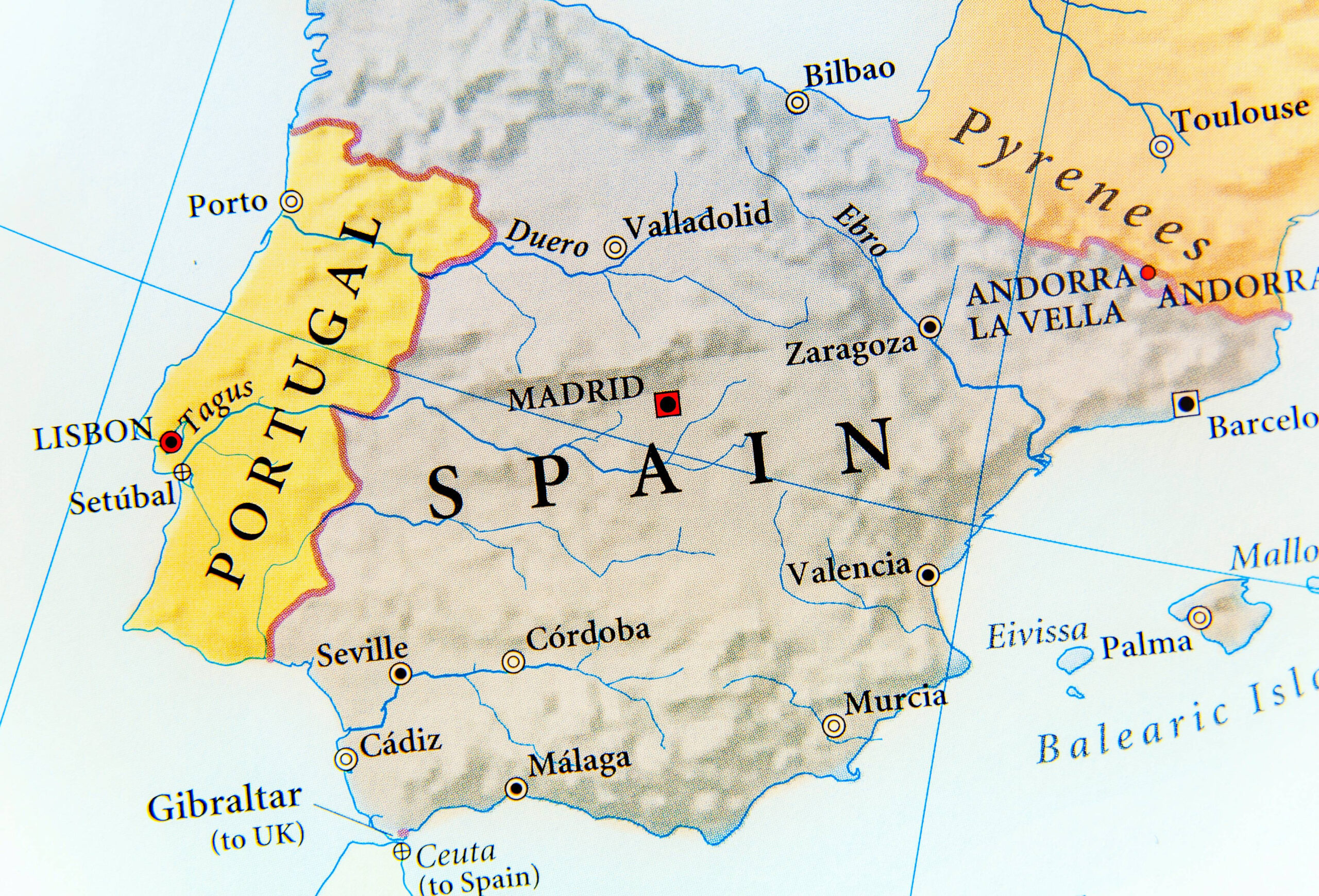 The Best Of Both Worlds: Living In Portugal Near The Spanish inside Map Of Spain And Portugal Algarve