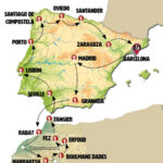 The Big Tour Of Spain, Morocco And Portugal'25 Iberian P Morocco With Detailed Map Of Spain Portugal And Morocco
