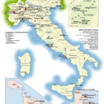 The First World Atlas Of Football   Map Of Italy, San Marino, Malta Within Map Of Italy And Malta