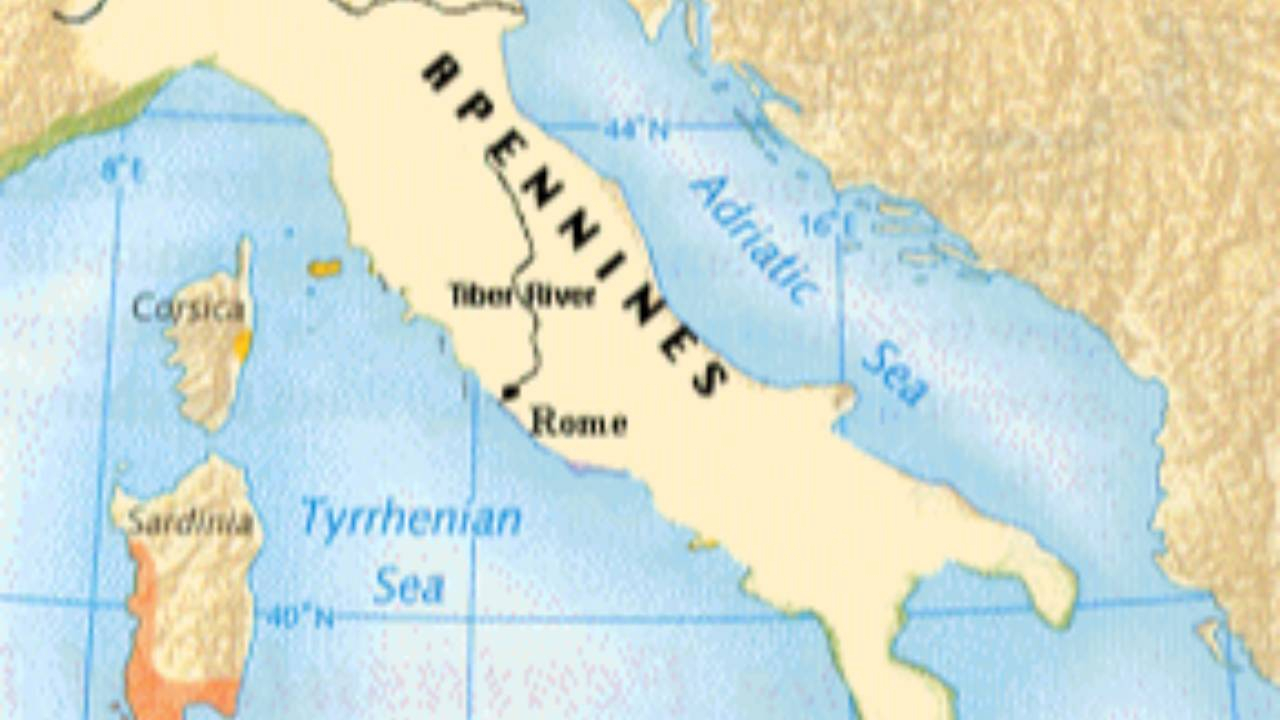 The Geography Of Ancient Rome inside Map Of Tiber River In Italy