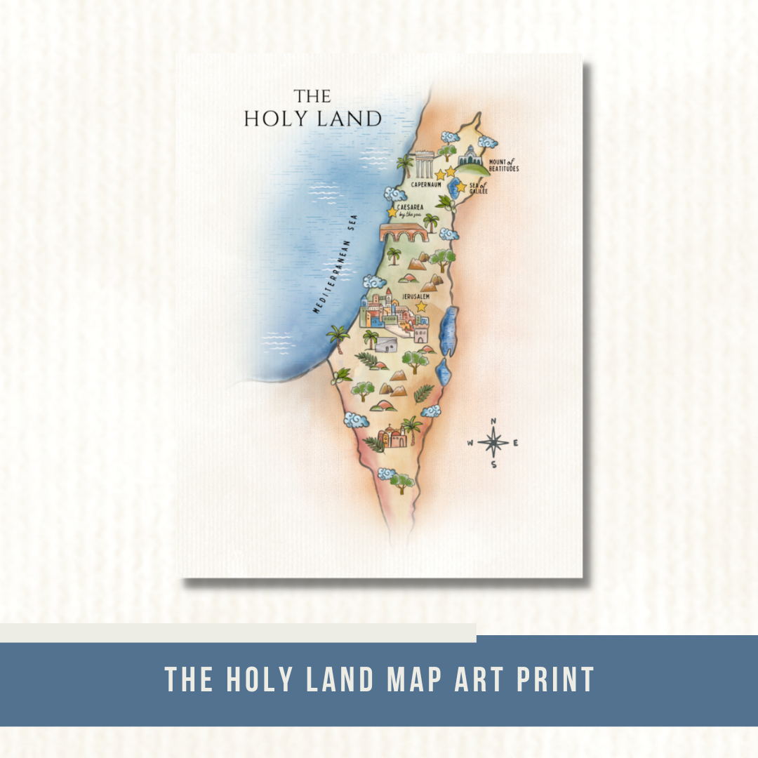 The Holy Land Printable Map - Faithgateway Pages pertaining to Free Printable Map Of The Holy Land