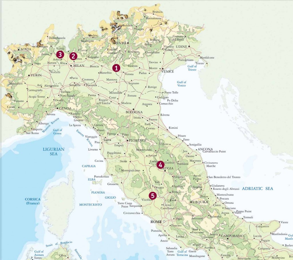 The Italian Lakes – A Regional Guide - Italy Travel And Life in Map of Italian Lakes Region