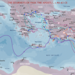 The Journeys Of Paul The Apostle, C. 46 63 Ce   World History In Map Of Paul'S Missionary Journeys Printable