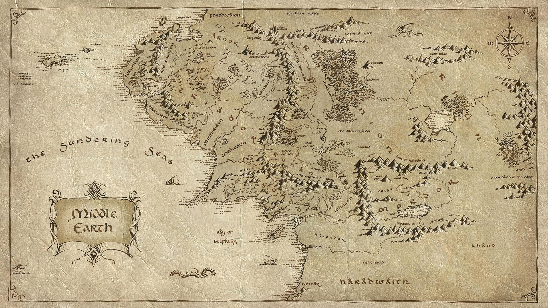 The Lord Of The Rings Maps Middle-Earth for Lord Of The Rings Map Printable
