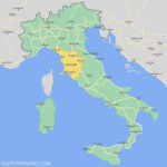 The Perfect Tuscany Itinerary For 3 Days, 5 Days & One Week Intended For Map Of Italy San Gimignano