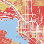 The Safest And Most Dangerous Places In Little Italy, San Diego For Map Of Little Italy San Diego Ca