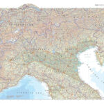 The Times Map Of Italy (North) And Switzerland | Stanfords For Map Of Northern Italy Switzerland