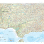 The Times Map Of Spain (South) And Portugal (South) | Stanfords Intended For Map Of South Spain And Portugal