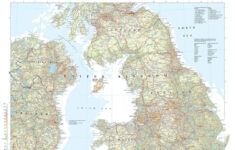 The Times Map Of The United Kingdom: England (North) And Northern pertaining to Map of Southern Scotland and Northern England