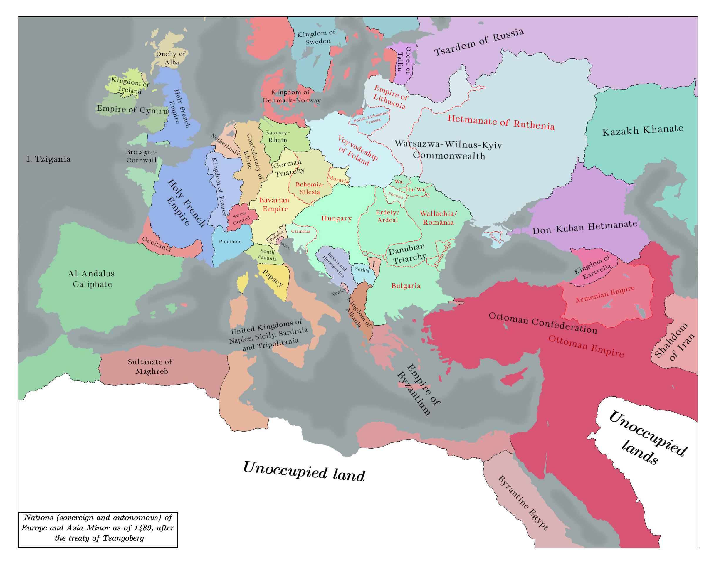 The Tudoricas - Political Maps Of Europe, Asia Minor And North inside Map of Europe and Asia Minor