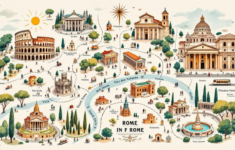 The Ultimate Rome Tourist Map Pdf For Easy Navigation And regarding Pdf Printable Walking Map of Rome
