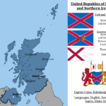 The United Republics Of Scotland And Northern Ireland : R Intended For Map Of Northern Ireland And Scotland