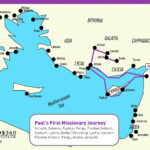 Timeline Of Paul'S Life And Missionary Journeys In Paul'S First Missionary Journey Map Printable