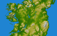 Topography Of Ireland inside Relief Map of Northern Ireland