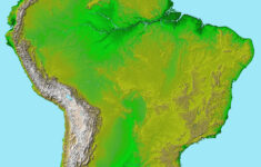 Topography Of South America pertaining to Topographic Map of North and South America