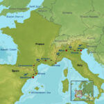 Tour | Amazing Barcelona Southern France And Italy | Indus Travels Inside Map Of The South Of France And Italy