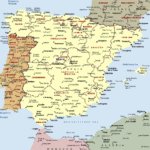 Tourism Portugal: Spain And Portugal Map With Cities In Printable Map Of Spain And Portugal With Cities