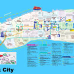Tourist Map Guide Of New York City, Usa   Holiday Landmark For Map Of New York City Attractions Printable