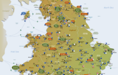 Tourist Map Of England & Wales – Mytouristmaps regarding Free Printable Map Of England And Wales