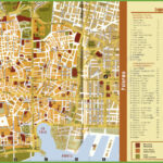 Tourist Map Of Palermo City Centre   Ontheworldmap With City Map Of Palermo Italy