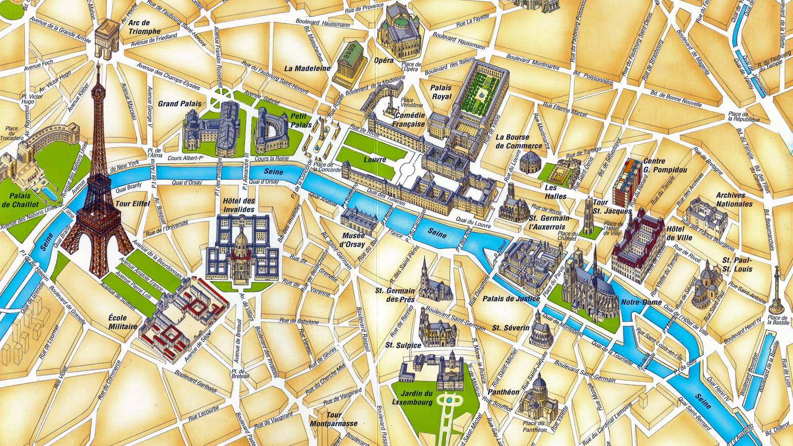 Tourist Map Of Paris – Mashapasha Travel within Printable Map Of Paris With Tourist Attractions