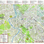 Tourist Map Of Rome City Center | Rome | Italy | Europe | Mapsland For Street Map Of Rome Italy