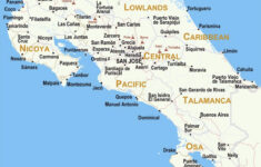 Tourist Maps Of Costa Rica – Beaches, Cities &amp; More for Free Printable Map Of Costa Rica