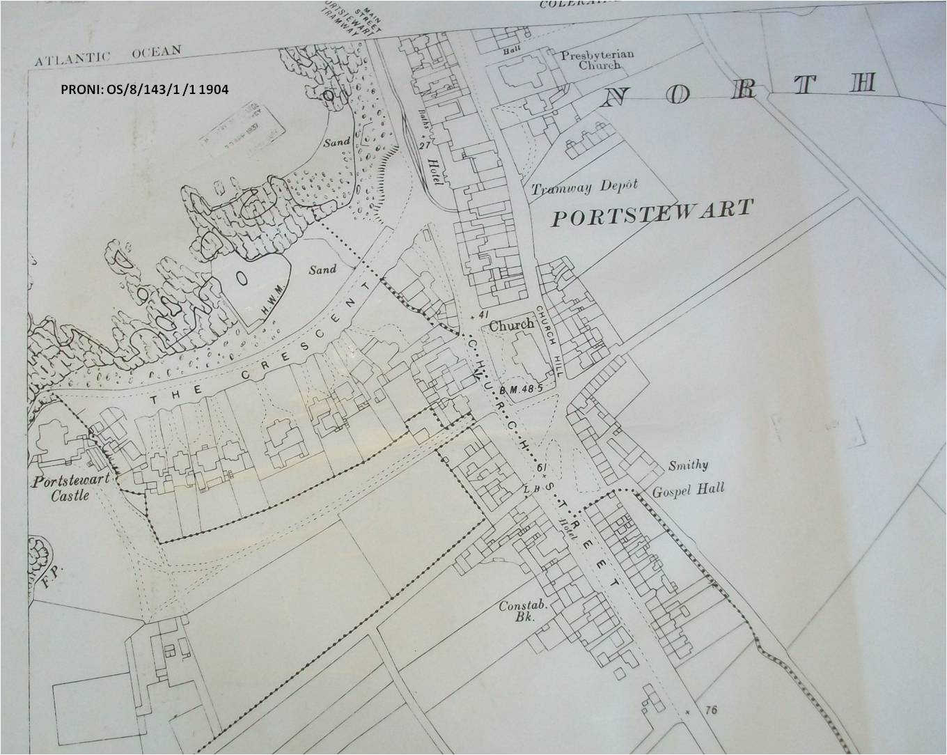 Town Of Portstewart with Map Of Portstewart Northern Ireland